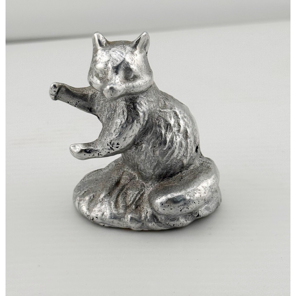 Vintage 1970's-80's Cast Craft Aluminum Raccoon